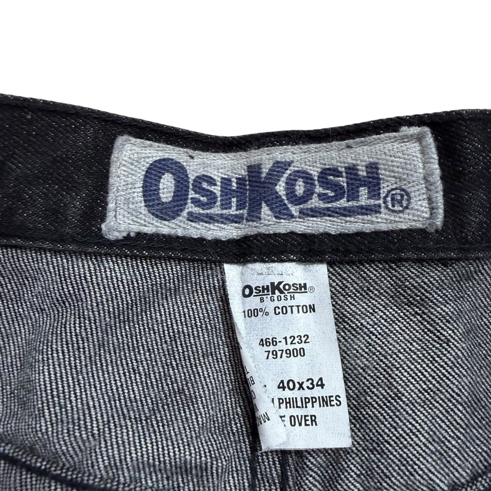 Lot of 2 OshKosh B'Gosh Mens Loose Fit Jeans Black Denim 40x34 NWT 466-1232 - Picture 6 of 8